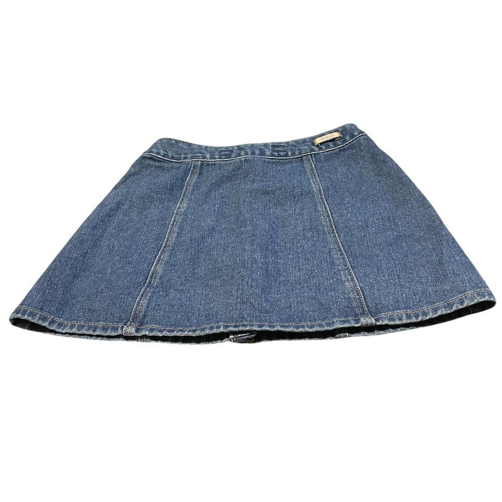 BRANDY MELVILLE Armelle button up pocketed A-line mini denim skirt - Picture 8 of 10
